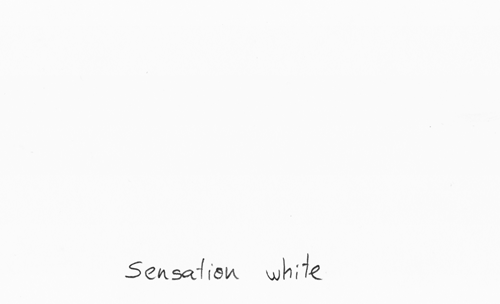 sensation white