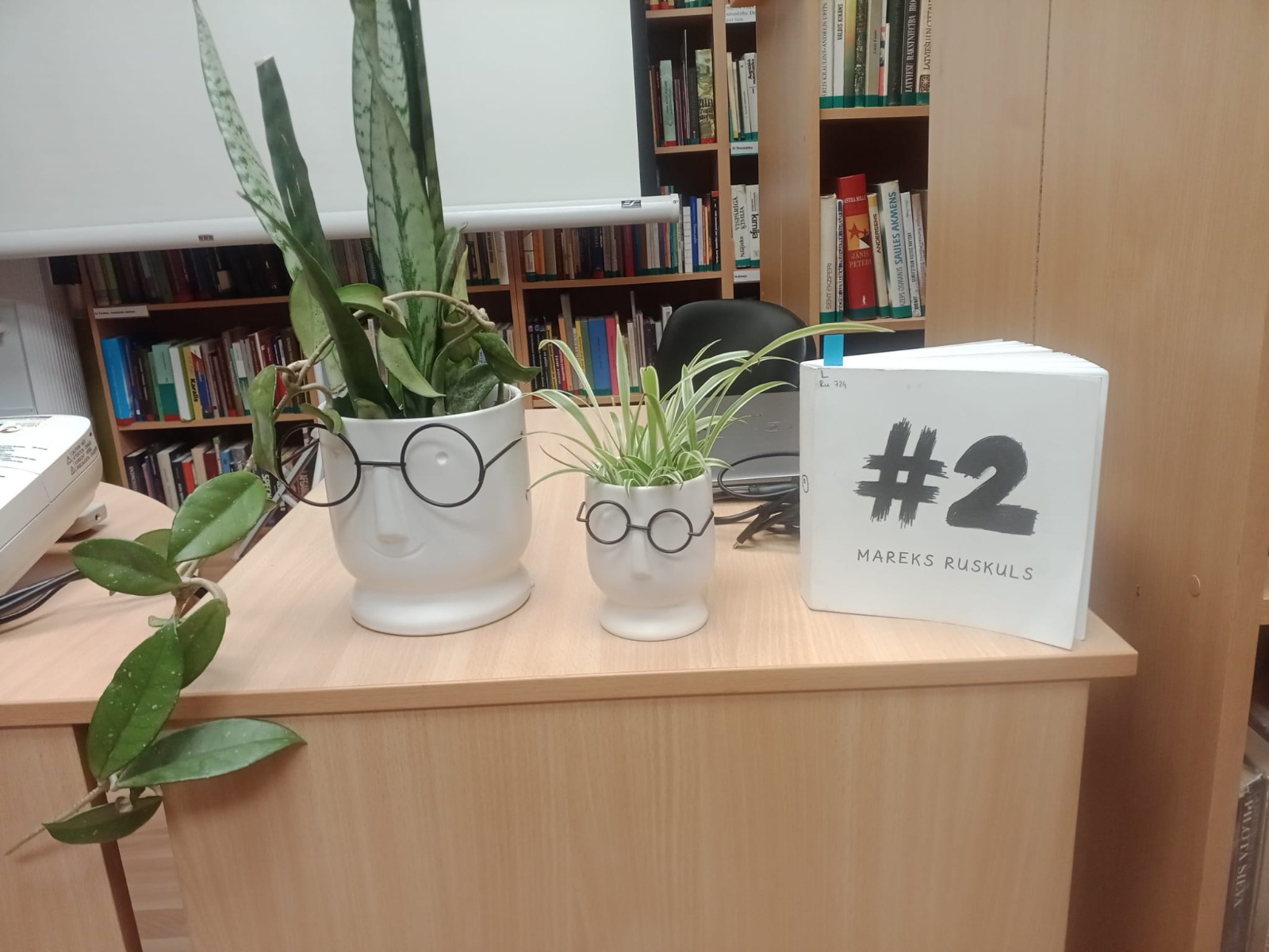 Zīmējumu izstāde Vecumnieku bibliotēkā