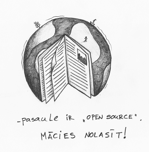 Psaule ir Open Source. Mācies nolasīt!