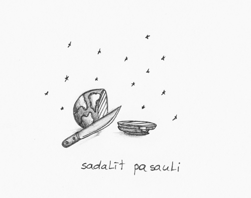 sadalīt pasauli