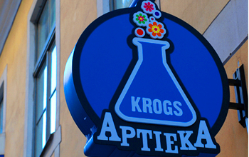 krogs "Aptieka"