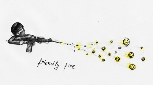 Friendly fire