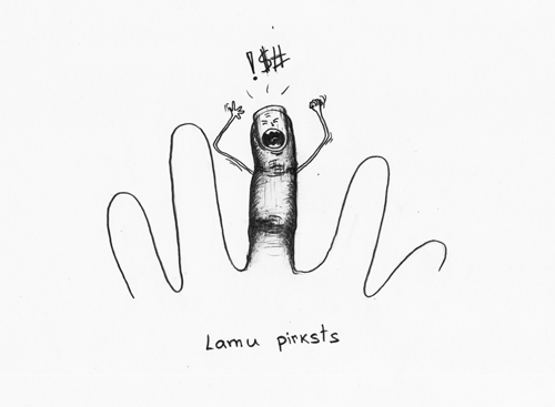 lamu pirksts